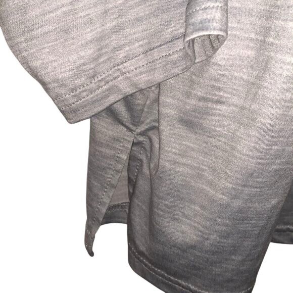 Muk Luks Womens Open Front Cardigan Large Light Gray Polyester & Spandex - Picture 4 of 8